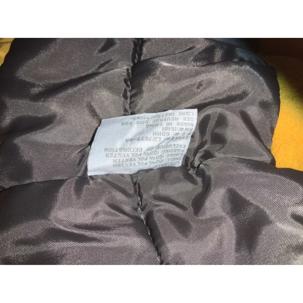 London Fog Infant‎ Baby Boy Yellow Blue Puffer Winter Coat Jacket 12 Months